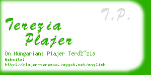 terezia plajer business card